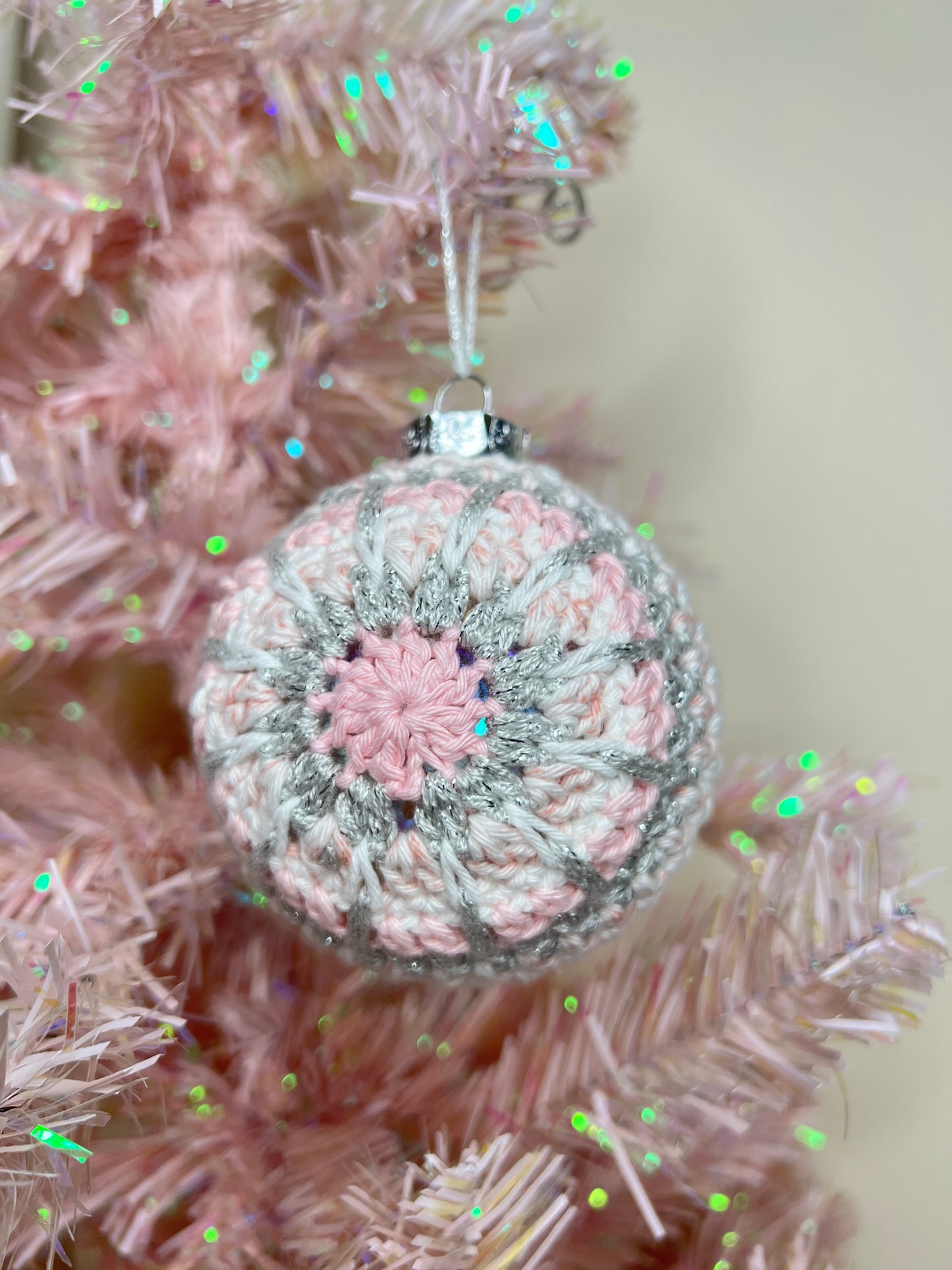 Fairy Christmas Crochet Bauble