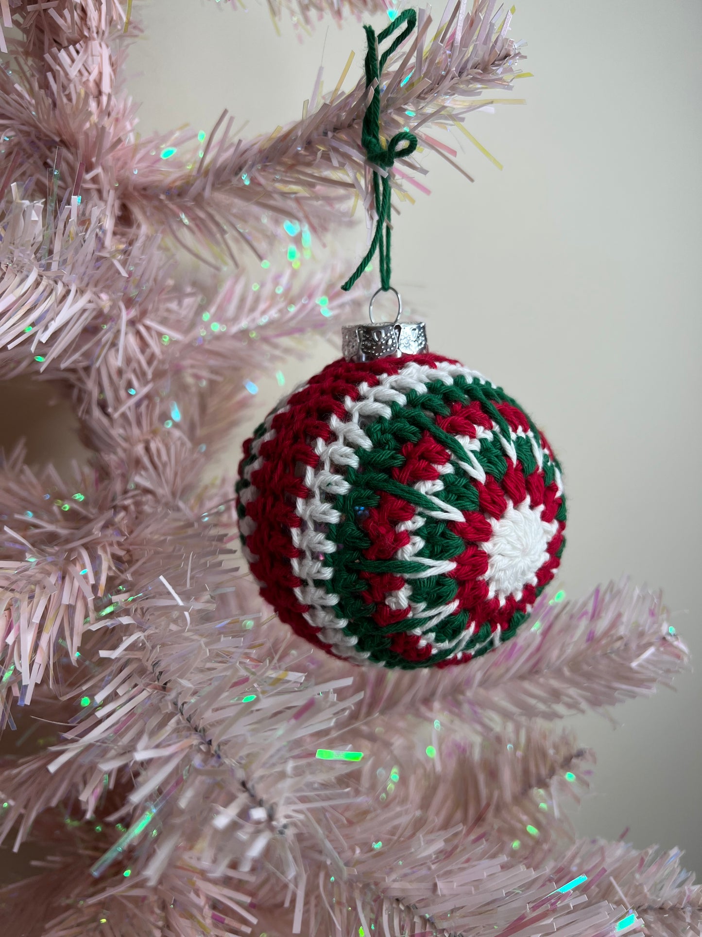 Traditional Christmas Crochet Bauble