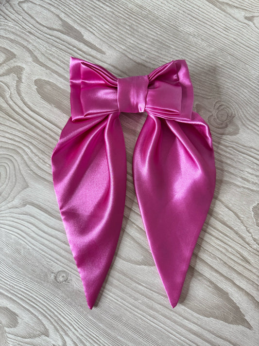 Extra Large Cerise Silky Bow