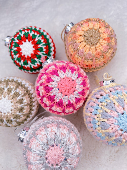 Custom Crochet Bauble - Select your colours