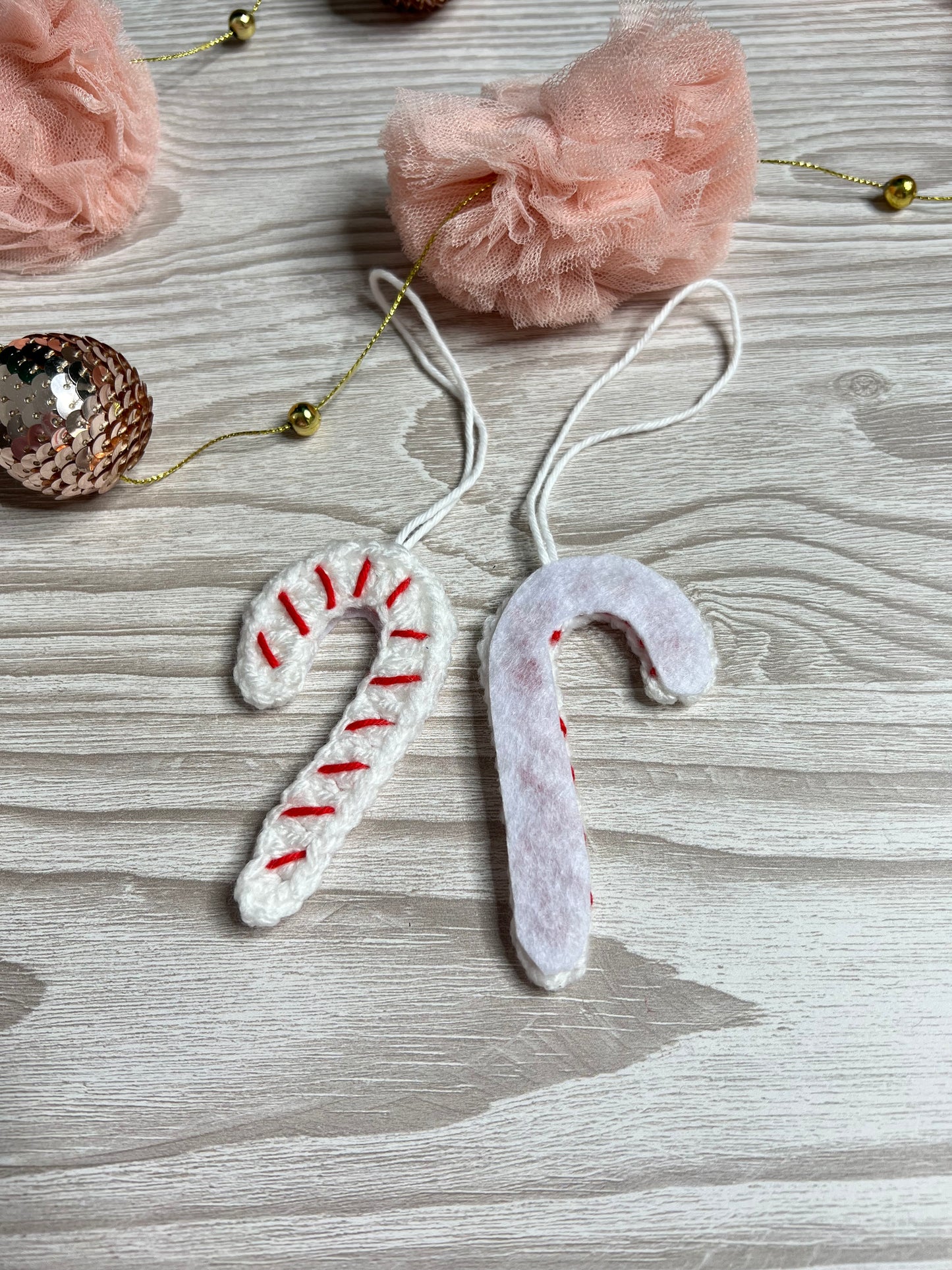 Candy Cane Present Toppers - Pack of Two