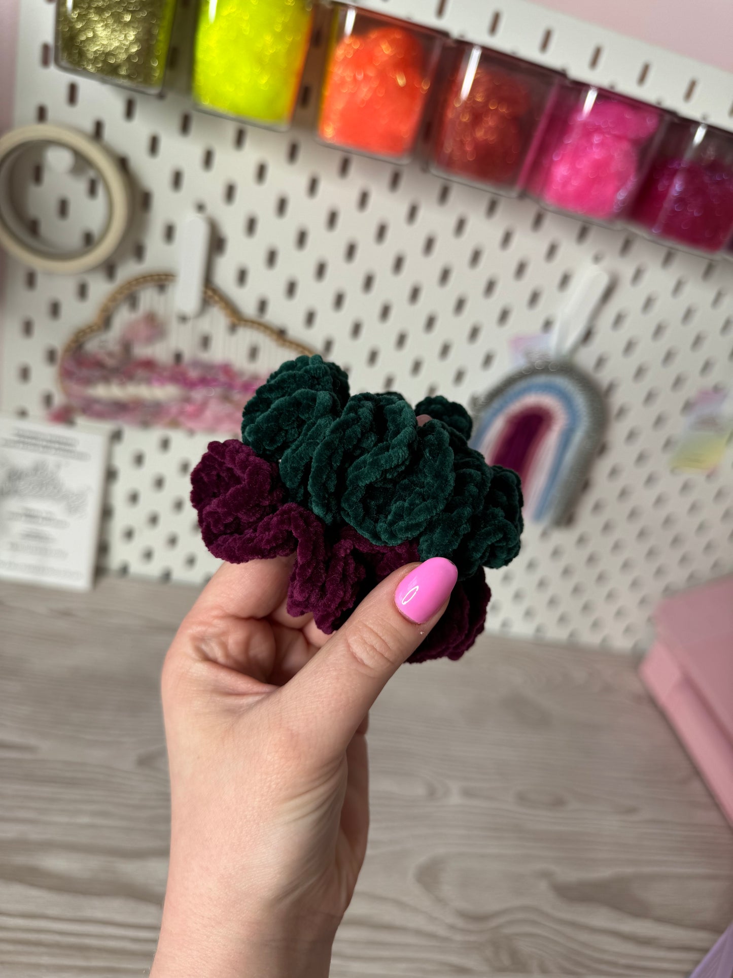 Grape Scrunchie