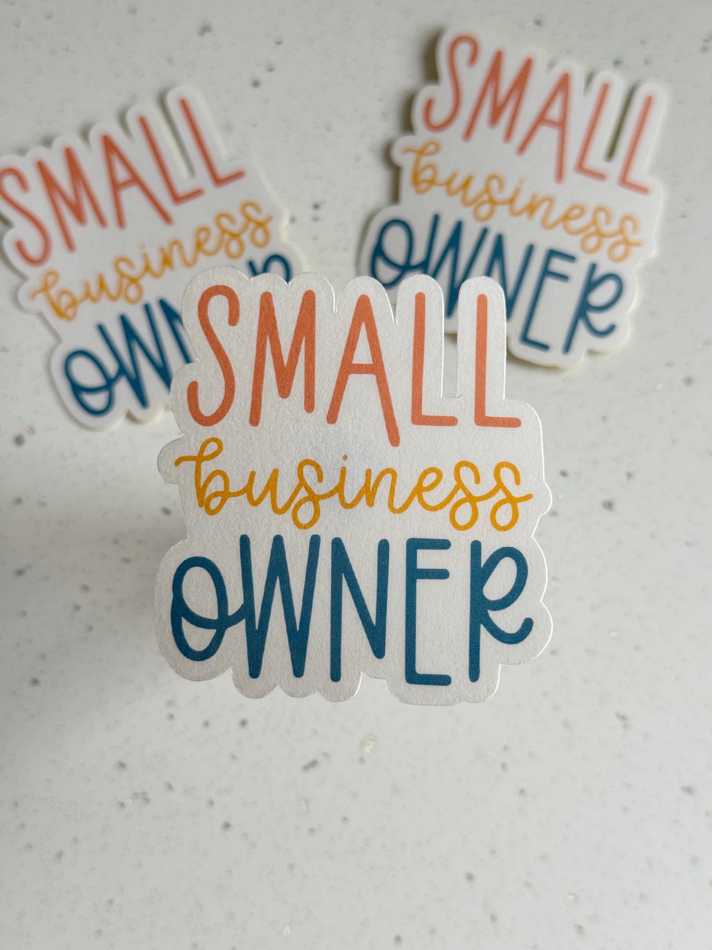 "Small Business Owner" Sticker #2