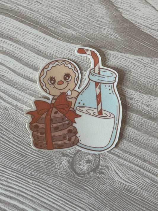 Christmas Collection - Milk and Cookies Sticker