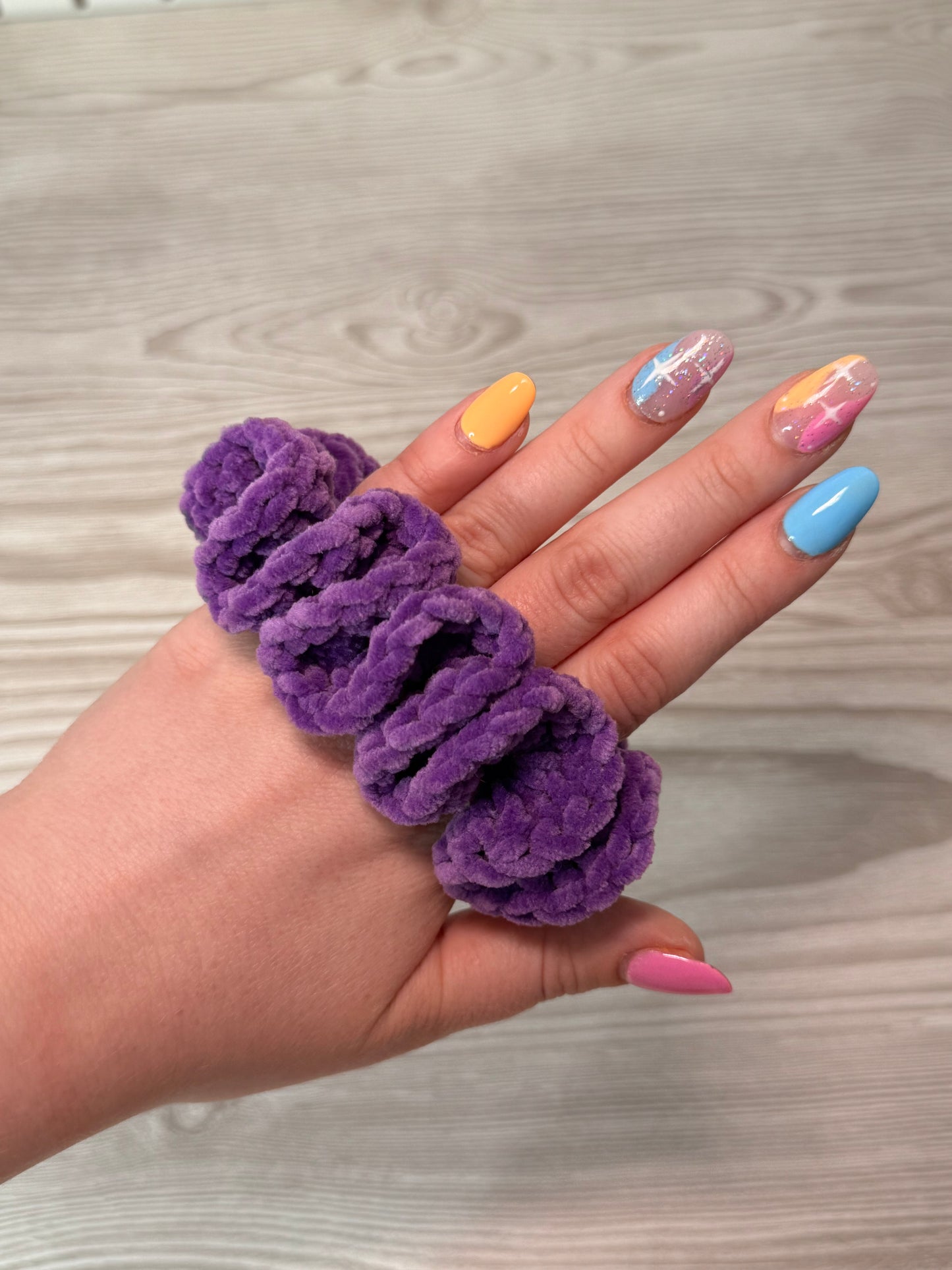 Orchid Scrunchie