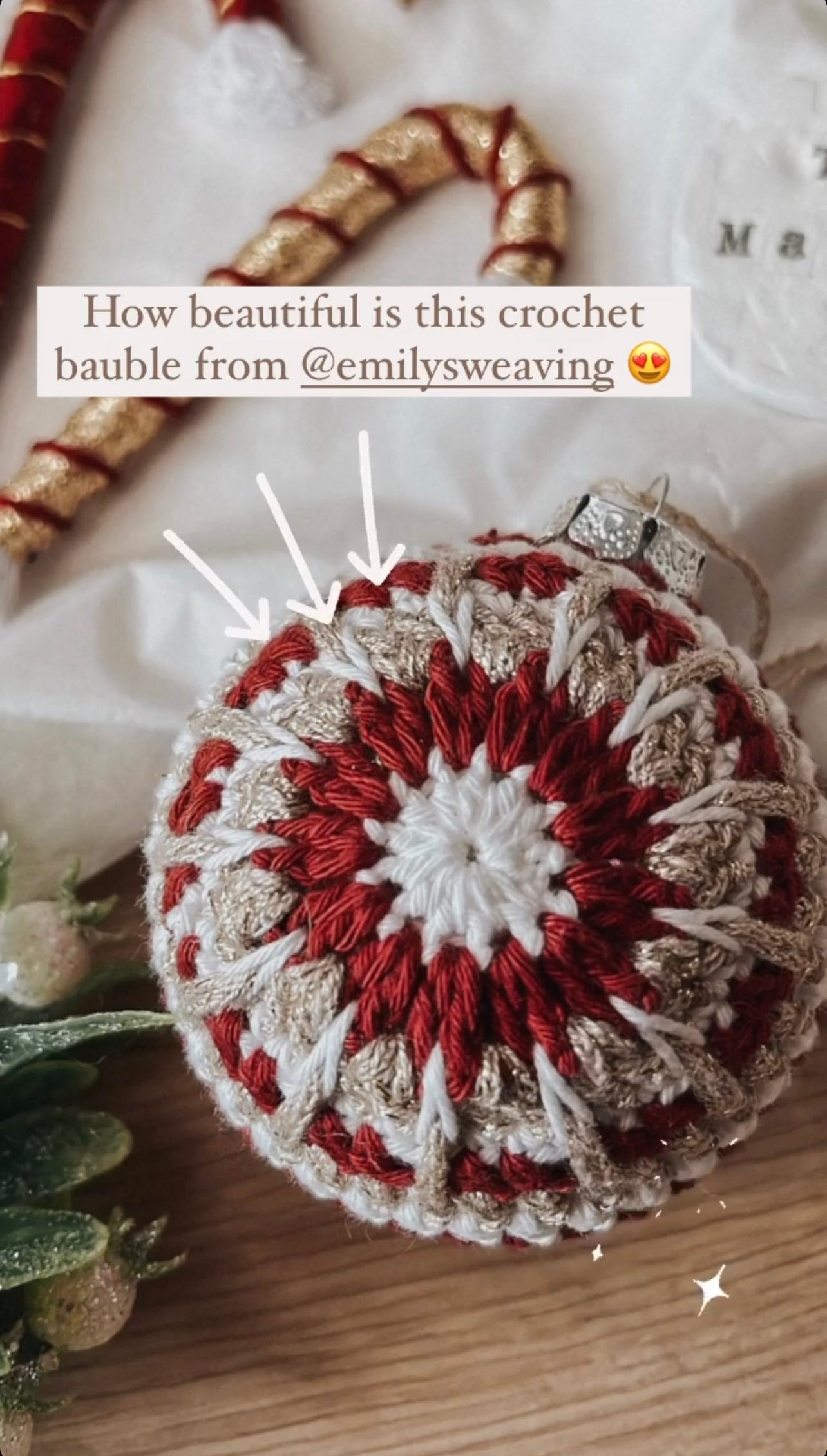 Custom Crochet Bauble - Select your colours