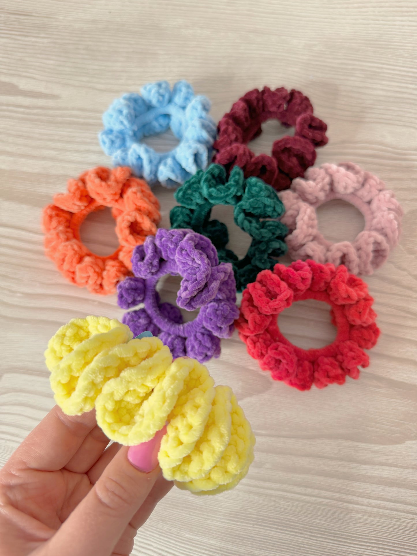 Orchid Scrunchie