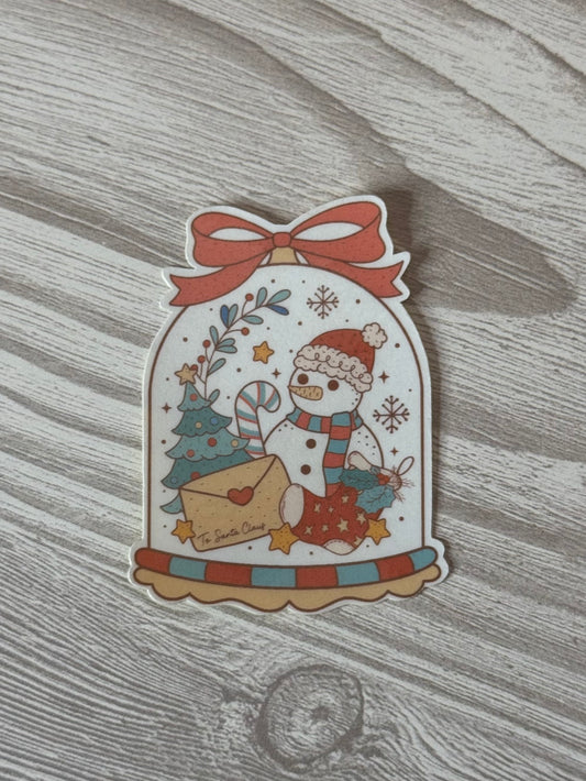 Christmas Collection - Snowglobe Sticker