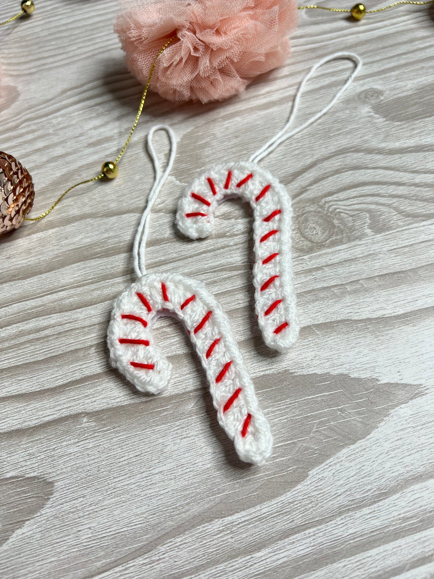 Candy Cane Present Toppers - Pack of Two